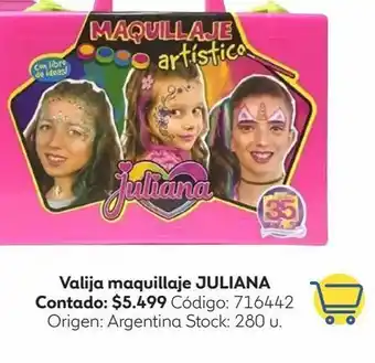 Coppel Vajilla maquillaje juliana oferta