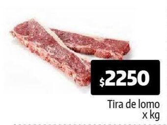 Autoservicio Capo Tira de lomo x kg oferta