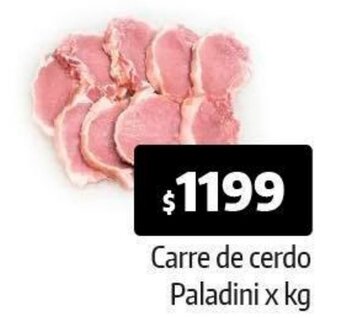 Autoservicio Capo Carre de cerdo Paladini x kg oferta
