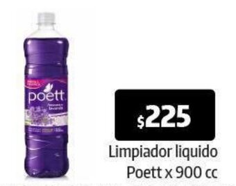 Autoservicio Capo Limpiador liquido Poett x 900 cc oferta