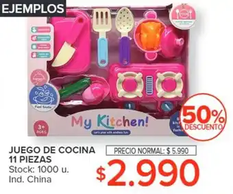 Carrefour JUEGO DE COCINA 11 PIEZAS oferta