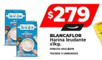 Supermayorista Vital BLANCAFLOR Harina leudante x 1kg. oferta