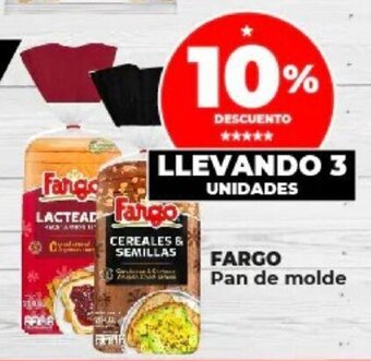 Supermayorista Vital FARGO Pan de molde oferta