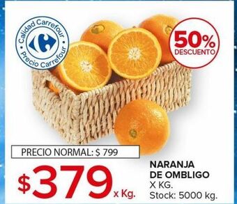 Carrefour Maxi Naranja de ombligo x kg oferta