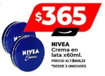 Supermayorista Vital NIVEA Crema en lata x 60ml. oferta
