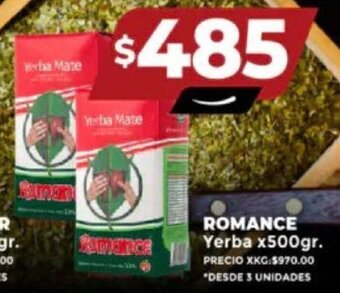 Supermayorista Vital ROMANCE Yerba x 500gr. oferta