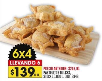 Coto PASTELITOS DULCES, X U. LLEVANDO 6 oferta