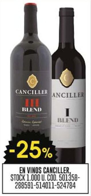 Coto EN VINOS CANCILLER oferta