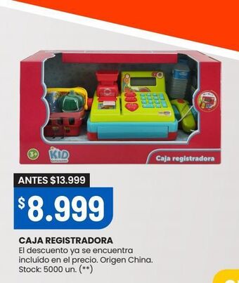 Changomas Caja registradora oferta