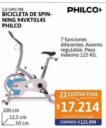 Cetrogar discount bicicleta fija