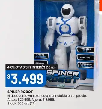 Changomas Spiner robot oferta