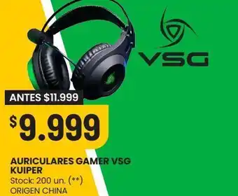 Changomas Auriculares gamer vsg kuiper oferta
