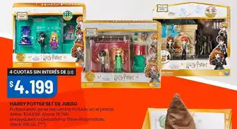 Changomas Harry potter set de juego oferta