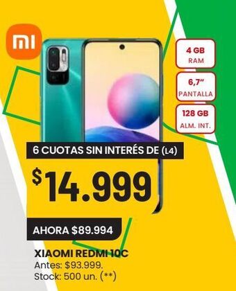 Changomas Xiaomi redmi 10c oferta