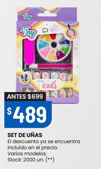 Changomas Set de uñas oferta