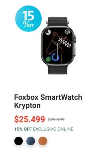 Foxbox SmartWatch Krypton