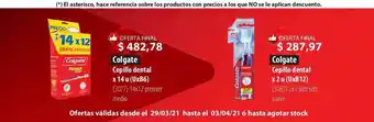 Parodi Colgate Cepillo dental x 14 u (UxB6) oferta