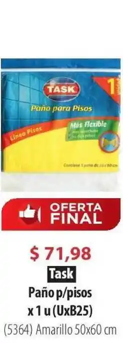 Task Paño p/pisos x 1u (UxB25)