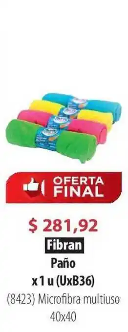 Parodi Fibran Paño x 1 u (UxB36) oferta