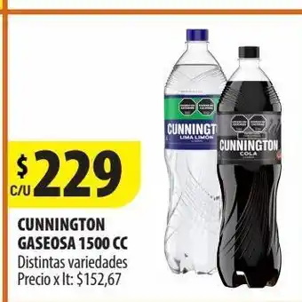 Punto Mayorista Gaseosa cunnington 1500cc oferta