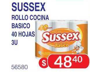Masivos Sussex Rollo Cocina Basico 40 Hojas 3U oferta