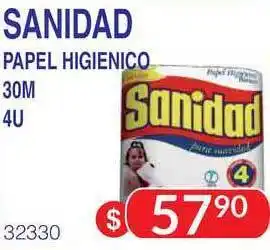Masivos Sanidad Papel Higienico 30M 4U oferta