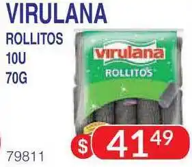 Masivos Virulana Rollitos 10U 70G oferta