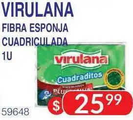 Masivos Virulana Fibra Esponja Cuadriculada 1U oferta
