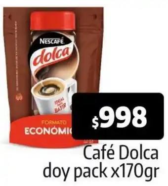 Autoservicio Capo Café Dolca doy pack x170gr oferta