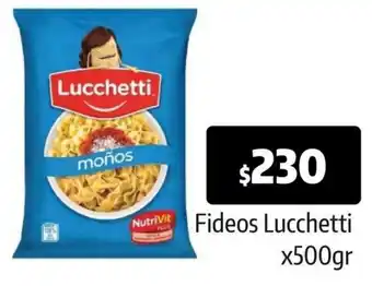 Autoservicio Capo Fideos Lucchetti x500gr oferta