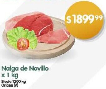 Supermercados Buenos Días Nalga de Novillo x 1 kg oferta