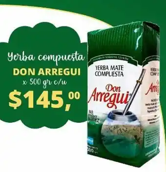 Supermercados A Granel Don Arregui Yerba compuesta 500gr oferta