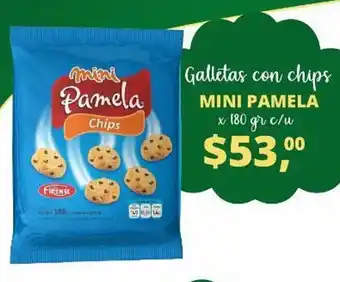 Supermercados A Granel Mini Pamela Galletas con chips 180gr oferta