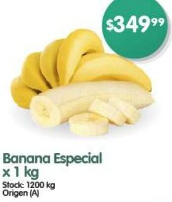 Supermercados Buenos Días Banana Especial x 1 kg oferta