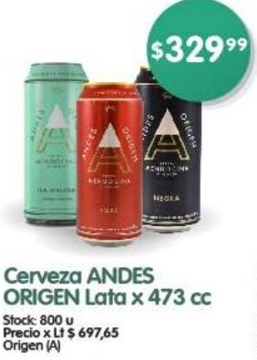 Supermercados Buenos Días Cerveza SALTA CAUTIVA en lata (Negra-Rubio-Roja) x 473 cc oferta