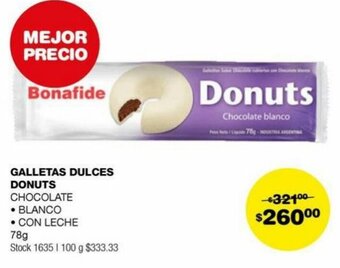 Atomo Conviene GALLETAS DULCES DONUTS 78g oferta