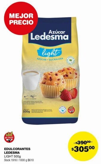 Atomo Conviene EDULCORANTES LEDESMA LIGHT 500g oferta