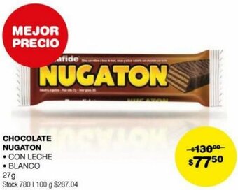 Atomo Conviene CHOCOLATE NUGATON 27g oferta