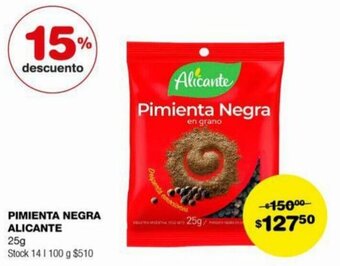 Atomo Conviene PIMIENTA NEGRA ALICANTE 25g oferta
