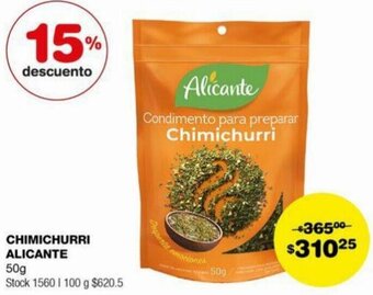 Atomo Conviene CHIMICHURRI ALICANTE 50g oferta