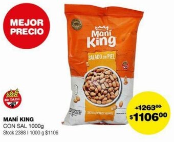Atomo Conviene MANÍ KING CON SAL 1000g oferta
