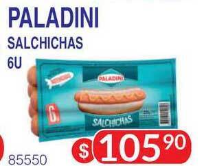 Masivos Paladini Salchichas 6U oferta