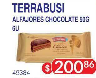 Masivos Terrabusi Alfajores Chocolate 50G 6U oferta