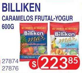 Masivos Billiken Caramelos Frutal-yogur 600g oferta