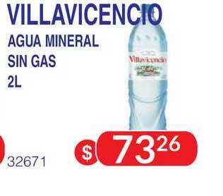 Masivos Villavicencio Agua Mineral Sin Gas 2L oferta