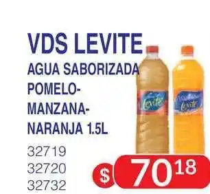 Masivos VDS Levite Agua Saborizada Pomelo-manzana-Naranja 1.5L oferta