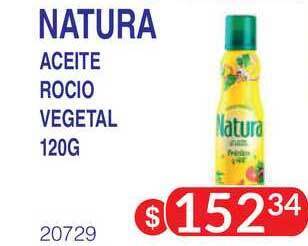 Masivos Natura Aceite Rocio Vegetal 120g oferta