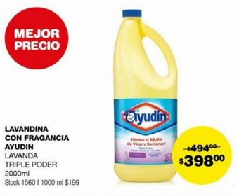 Atomo Conviene LAVANDINA CON FRAGANCIA AYUDIN 2000ml oferta