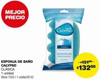 Atomo Conviene ESPONJA DE BAÑO CALYPSO 1 unidad oferta