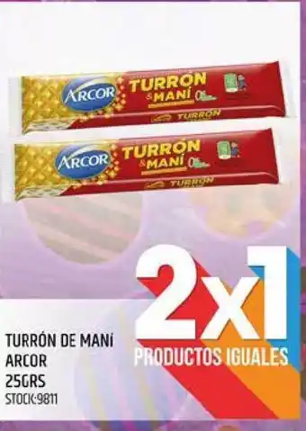 Supermercados Todo Arcor Turrón De Maní 25grs oferta